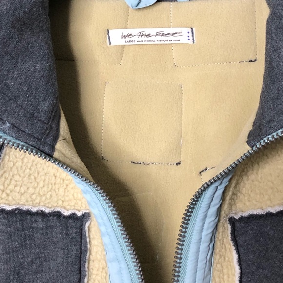 Free People x We The Free Flower Power Pullover Half-Zip Sweatshirt $248 - Picture 8 of 8